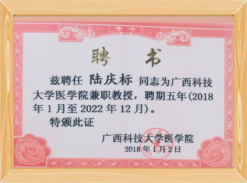广西科技大学兼职教授